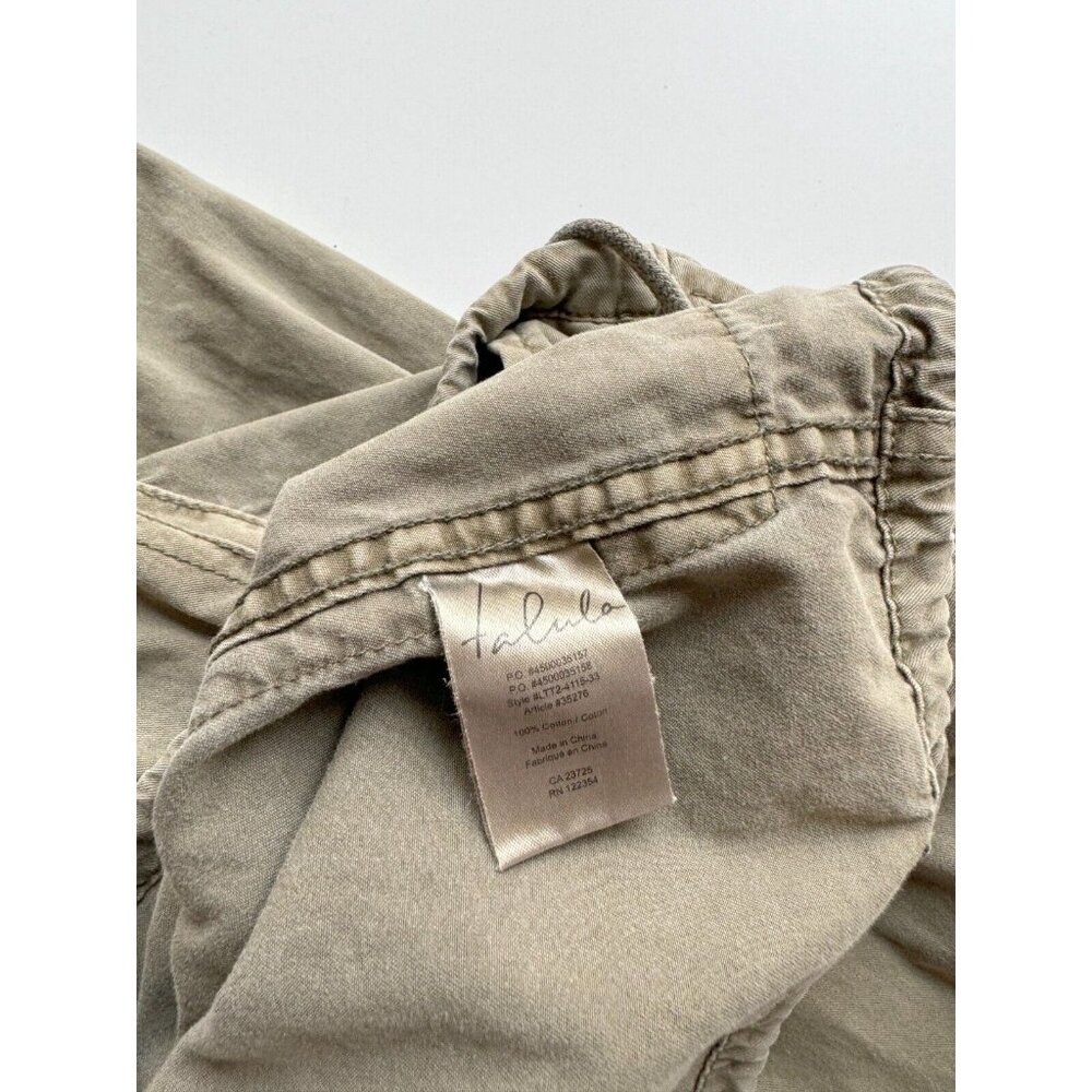 Aritzia TALULA Trooper Green Cotton Twill Hooded Utility Field Jacket, Size S - Picture 12 of 16